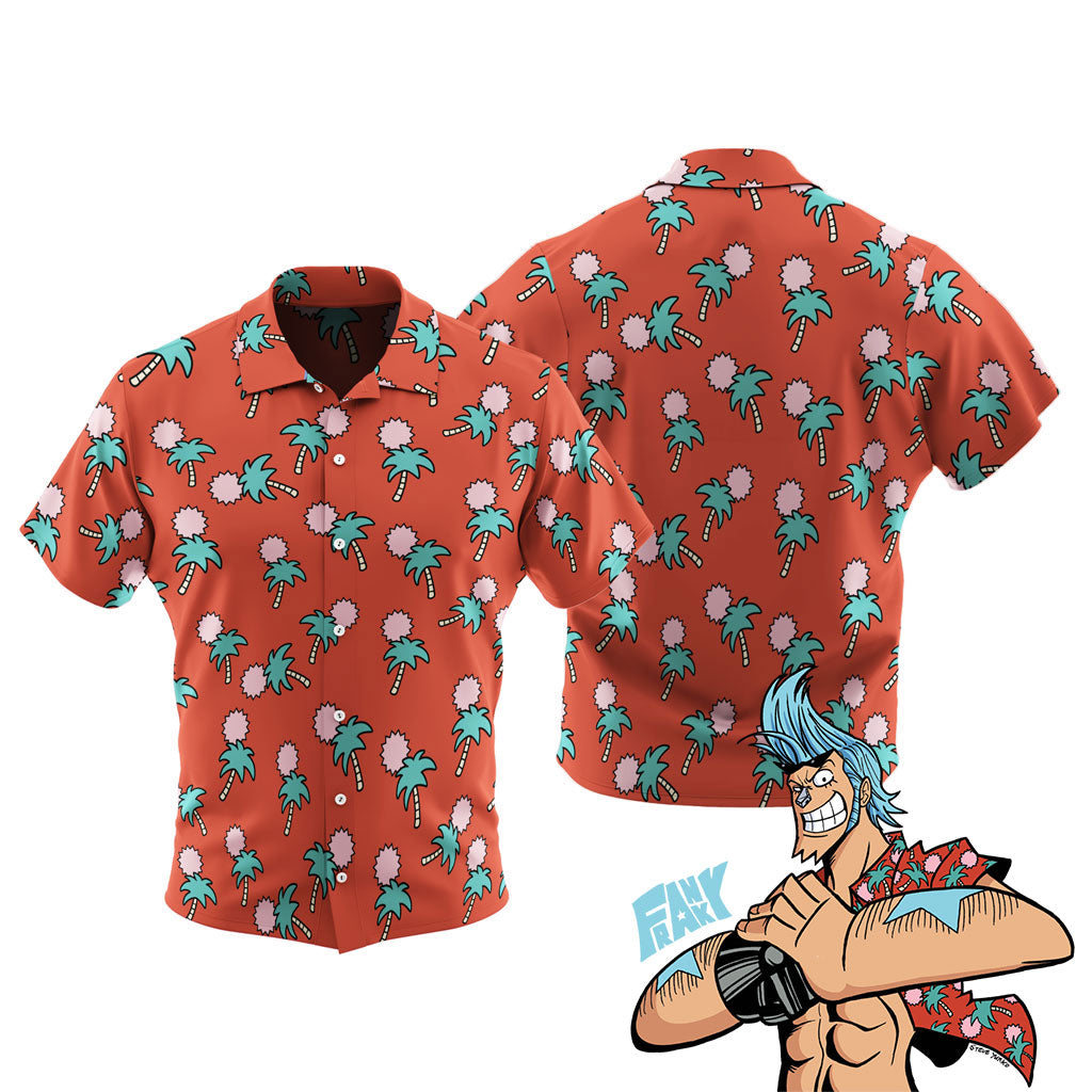 Franky Cutty Flam Hawaiian Button Up Shirt Unisex S-5XL | One Piece Universe Store