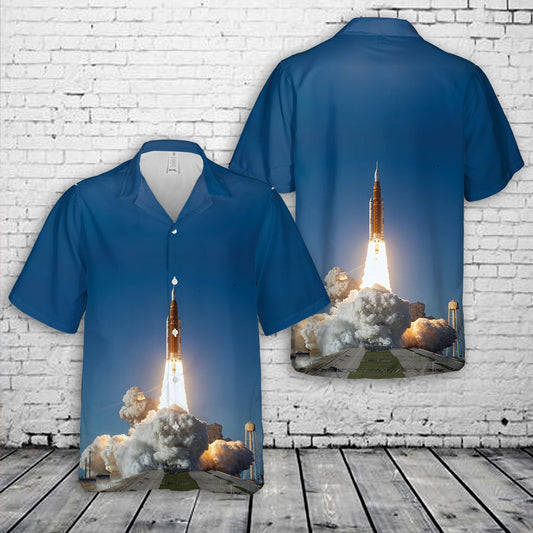 Artemis II Launch Hawaiian Shirt