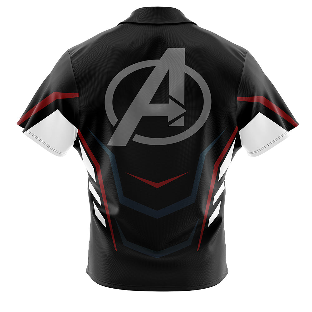 Avengers Marvel Button Up Hawaiian Shirt
