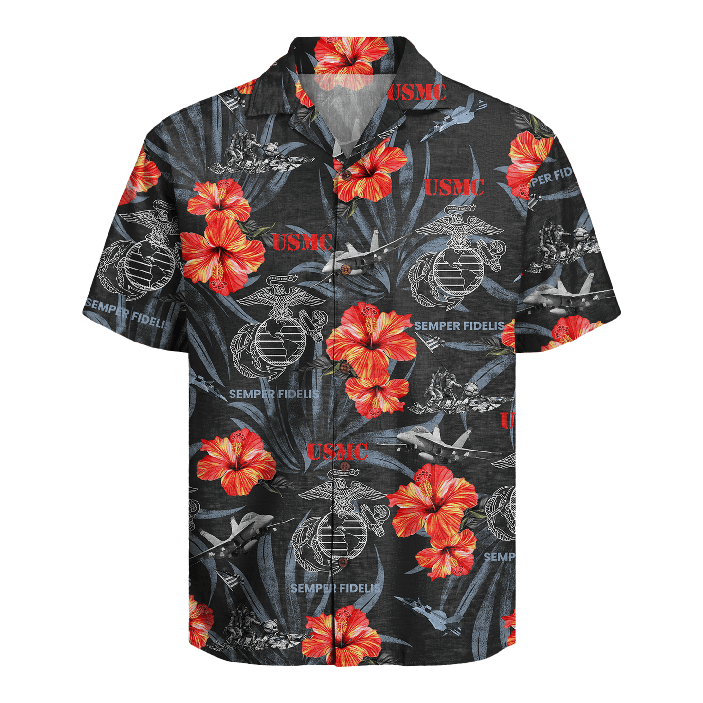 US MARINE 250th Years Of Service Hawaiian Shirt