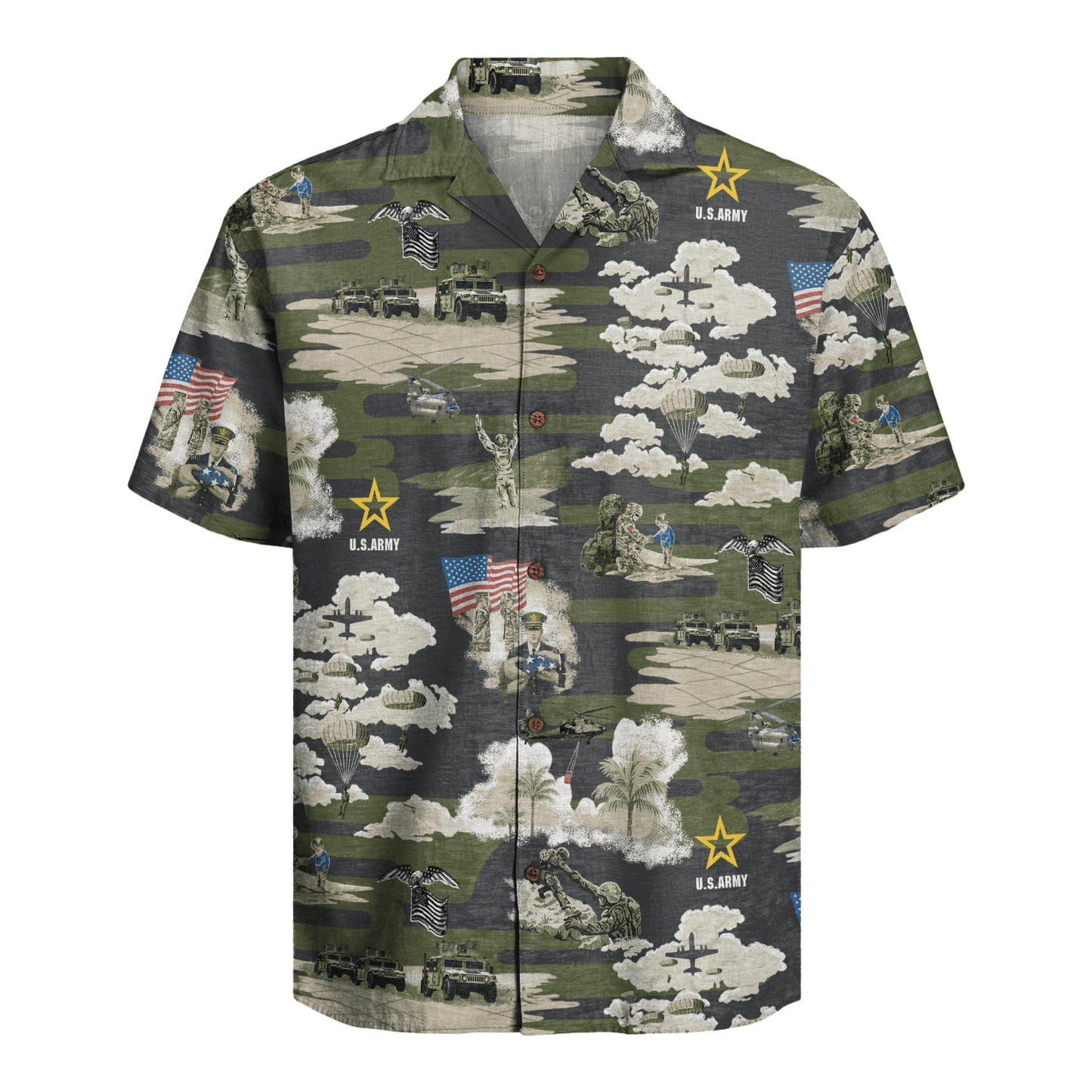 US Army 250th Years Of Service Hawaiian Shirt