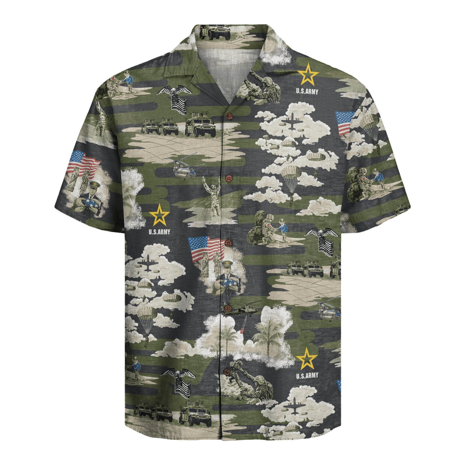 US Army 250th Years Of Service Hawaiian Shirt