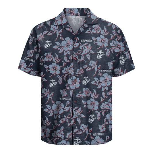 US Marine Corps 250th Years Of Service Hawaiian Shirt