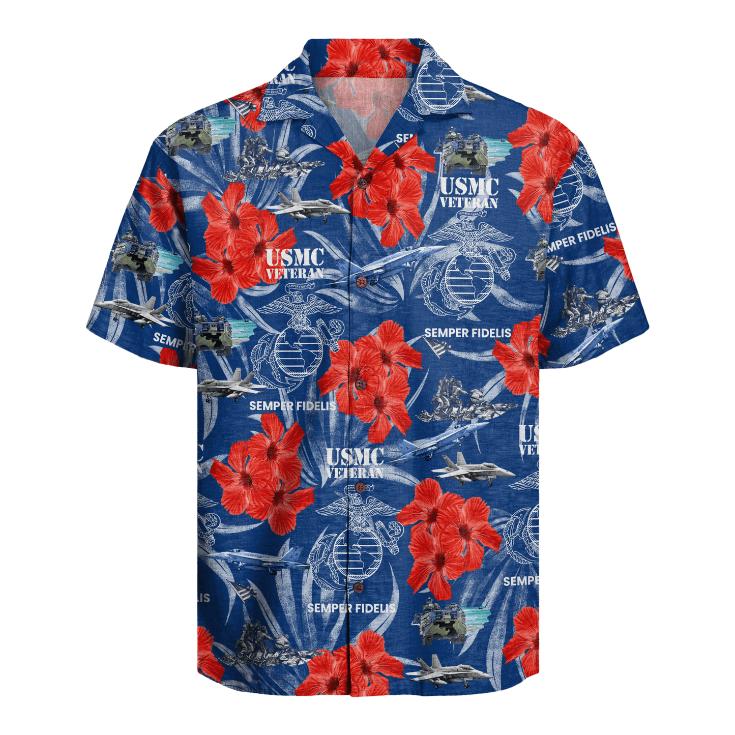 US MARINE VETERAN 250th Years Of Service Hawaiian Shirt