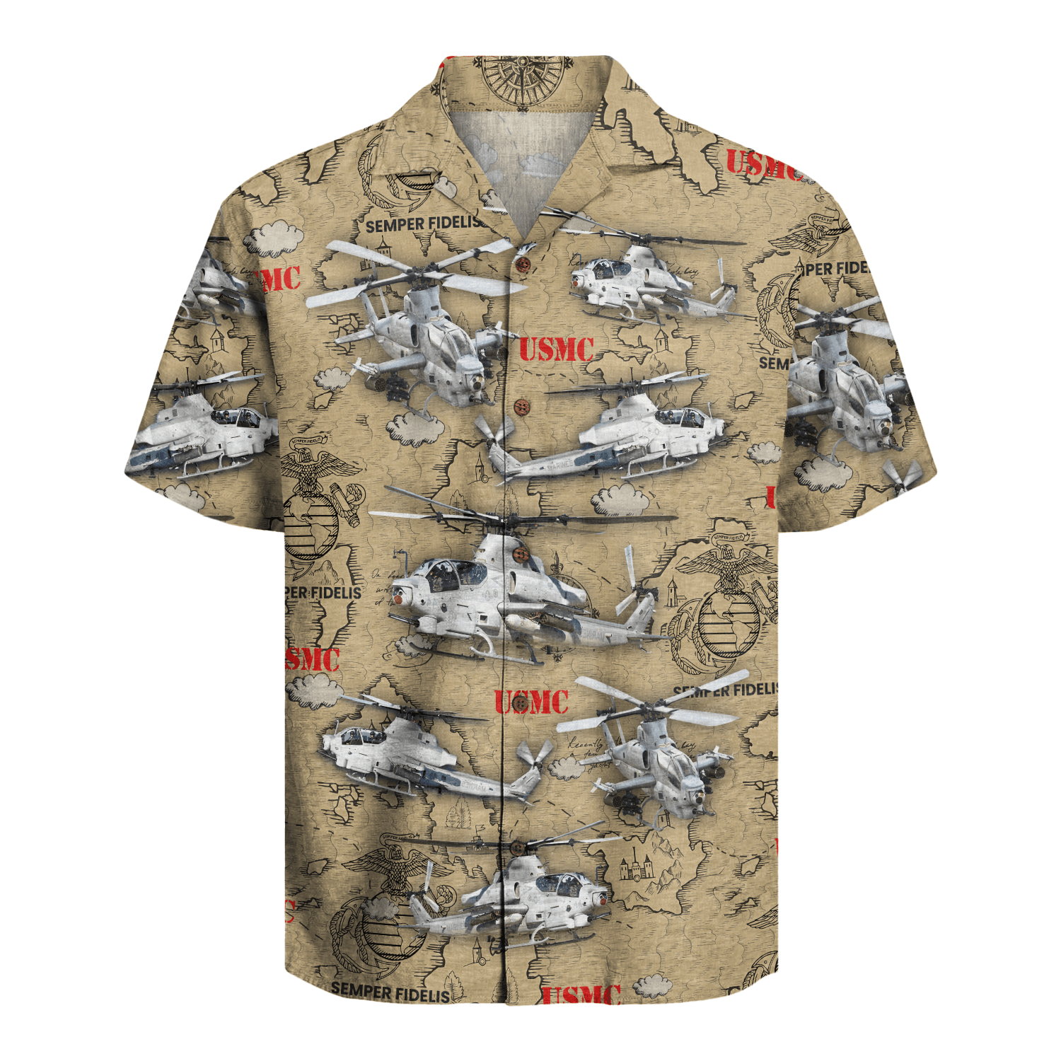 US MARINE 250th Years Of Service Hawaiian Shirt