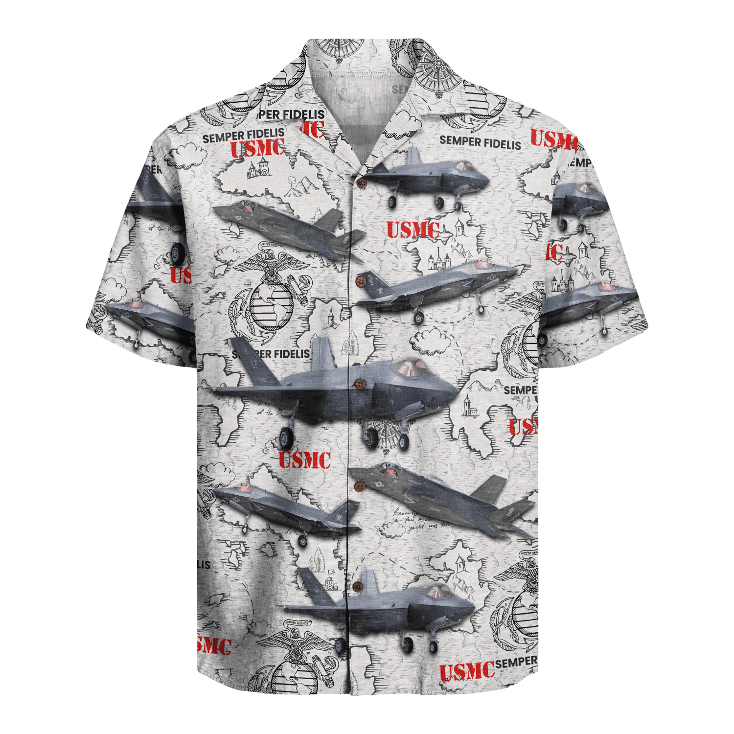 US MARINE 250th Years Of Service Hawaiian Shirt