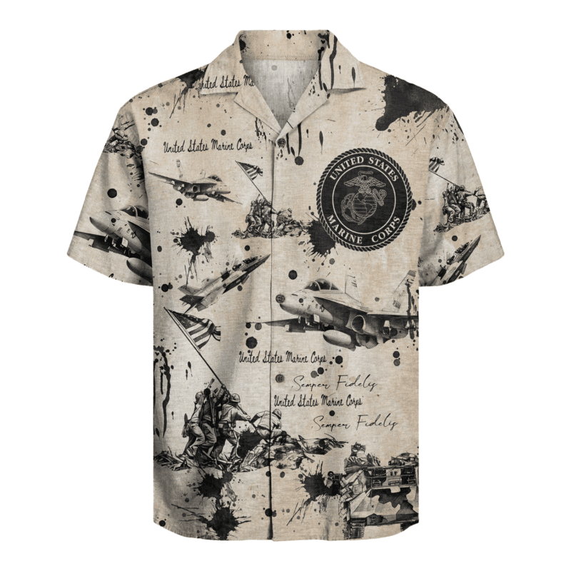 US MARINE 250th Years Of Service Hawaiian Shirt