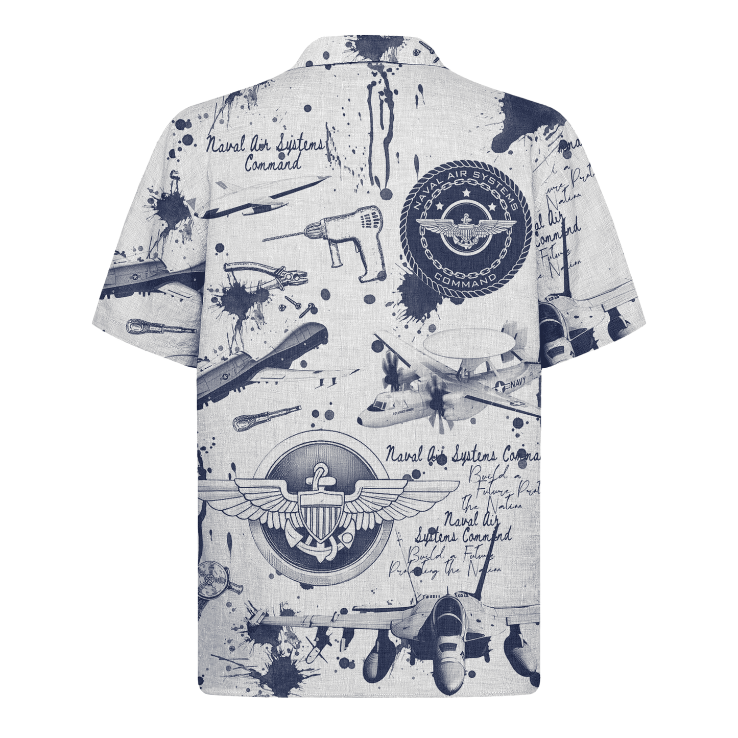 US Navy Navair 250th Years of Service Hawaiian Shirt