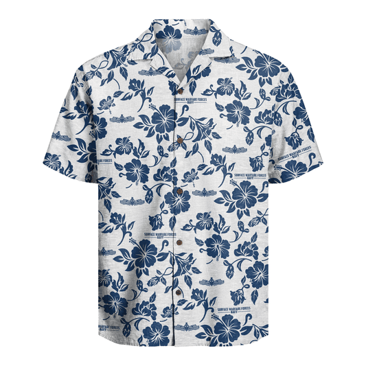 US Navy Surface Warfare Forces 250th Years of Service Hawaiian Shirt