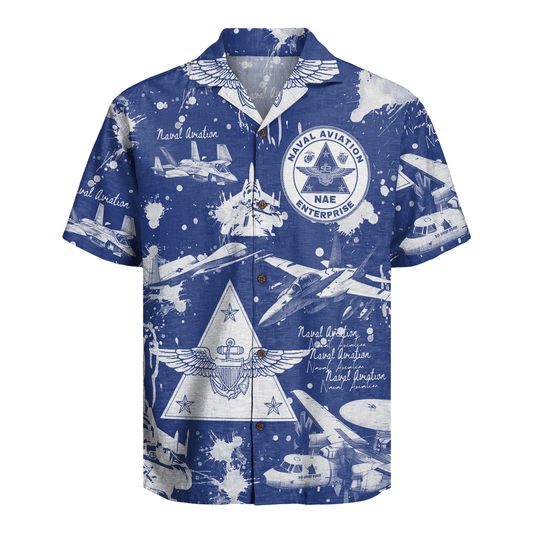 US Naval Aviation 250th Years of Service Hawaiian Shirt