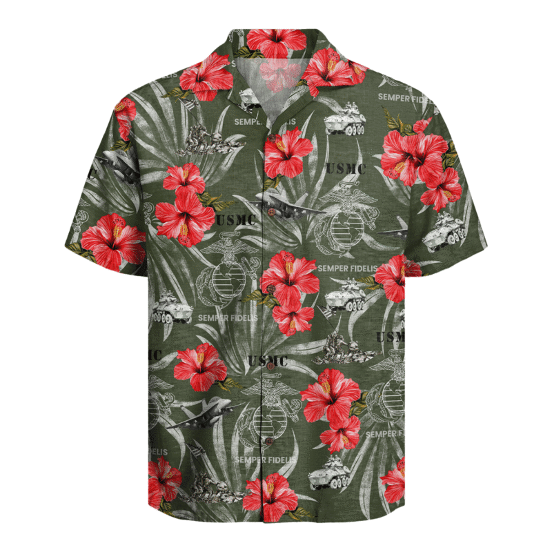 US MARINE 250th Years Of Service Hawaiian Shirt