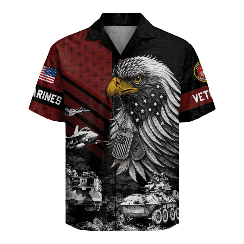 US MARINE 250th Years Of Service Hawaiian Shirt