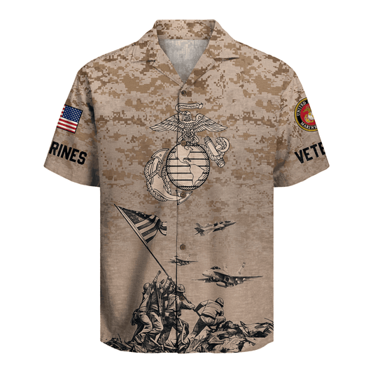 US MARINE 250th Years Of Service Hawaiian Shirt