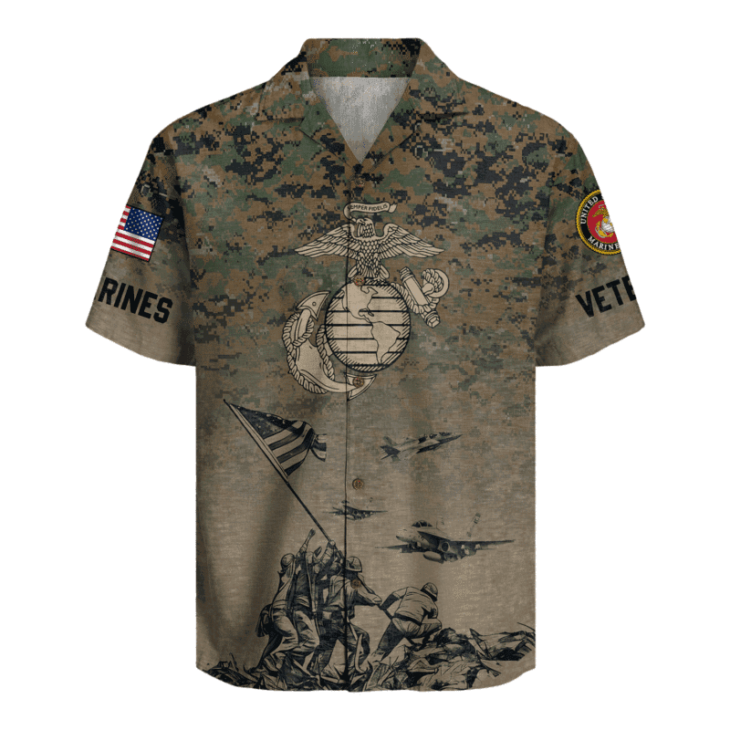 US MARINE 250th Years Of Service Hawaiian Shirt