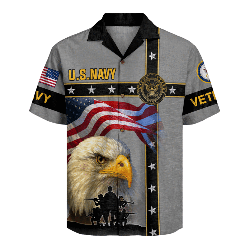 US Navy 250th Years Of Service Hawaiian Shirt