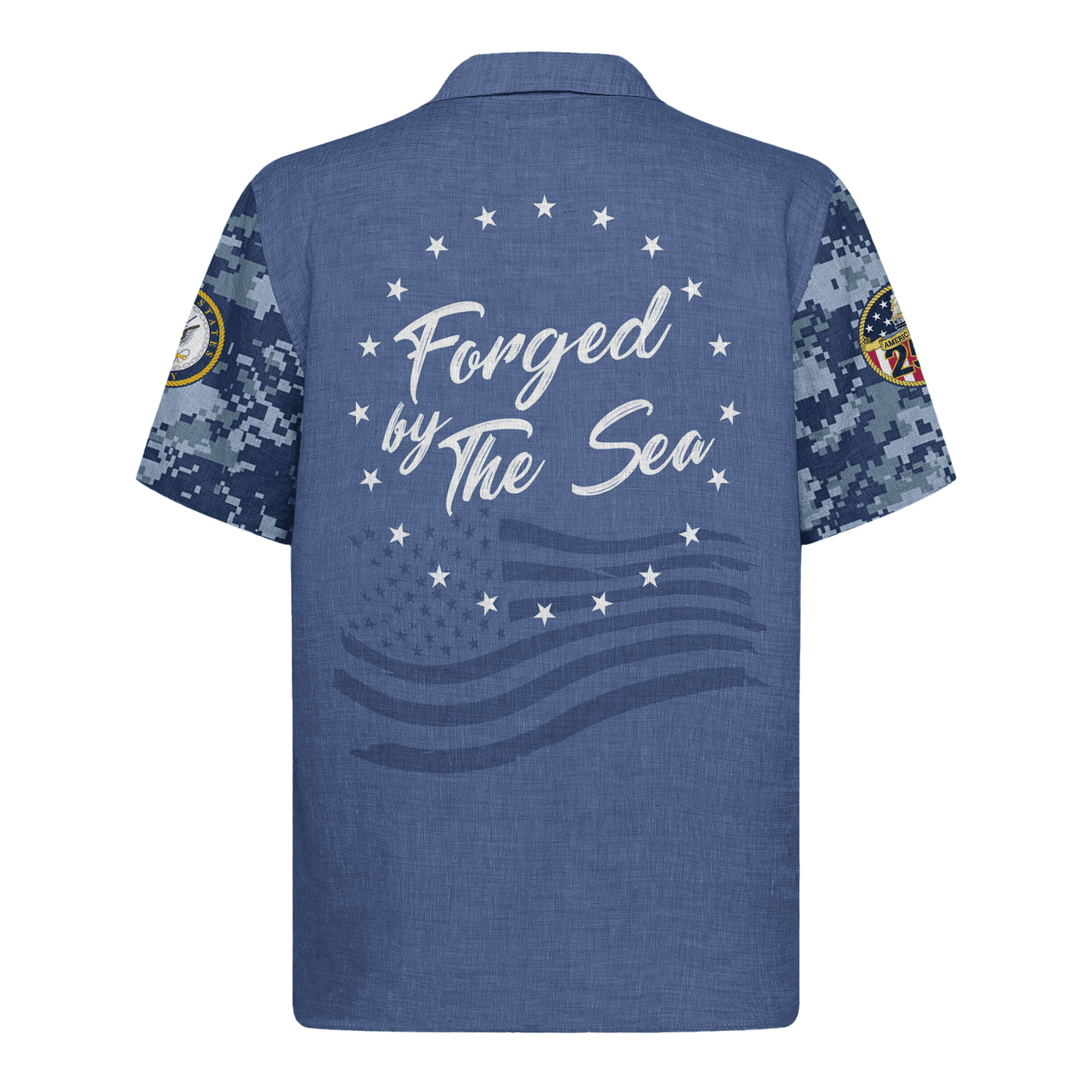 US Navy 250th Years Of Service Hawaiian Shirt