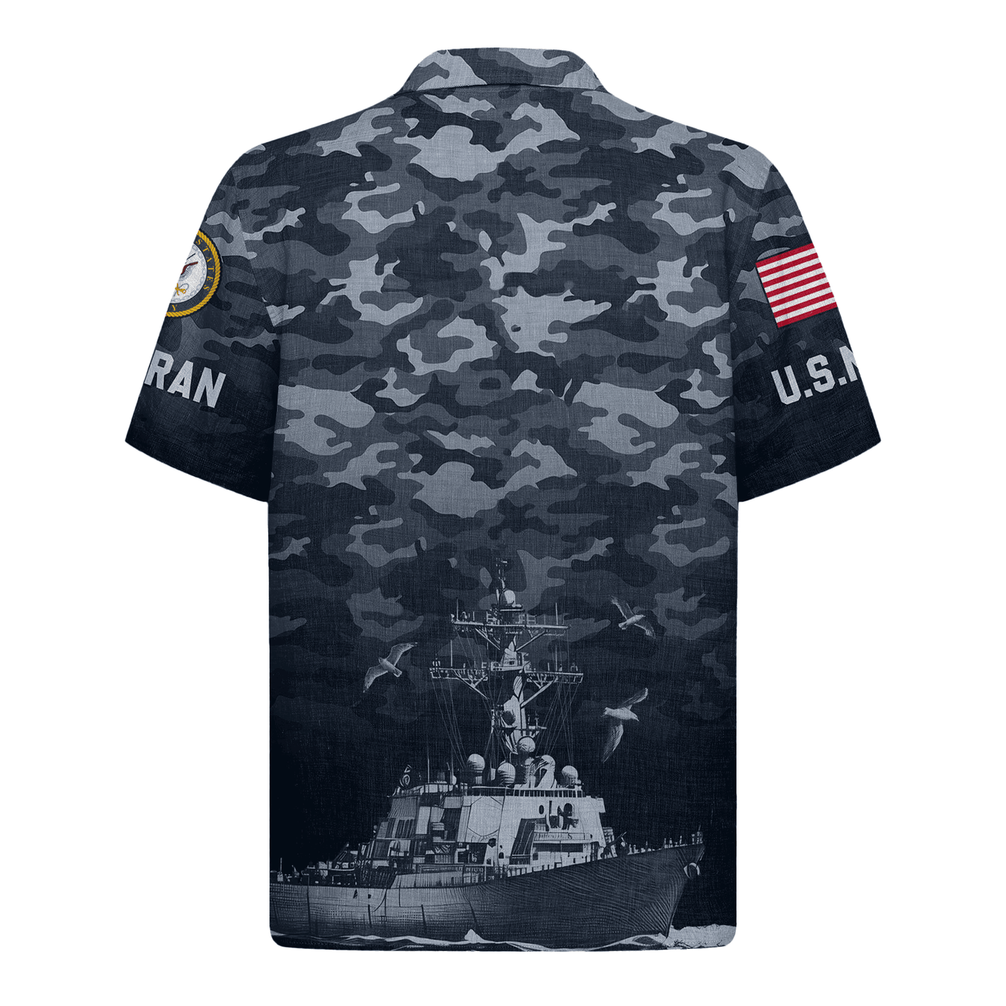 US Navy 250th Years Of Service Hawaiian Shirt