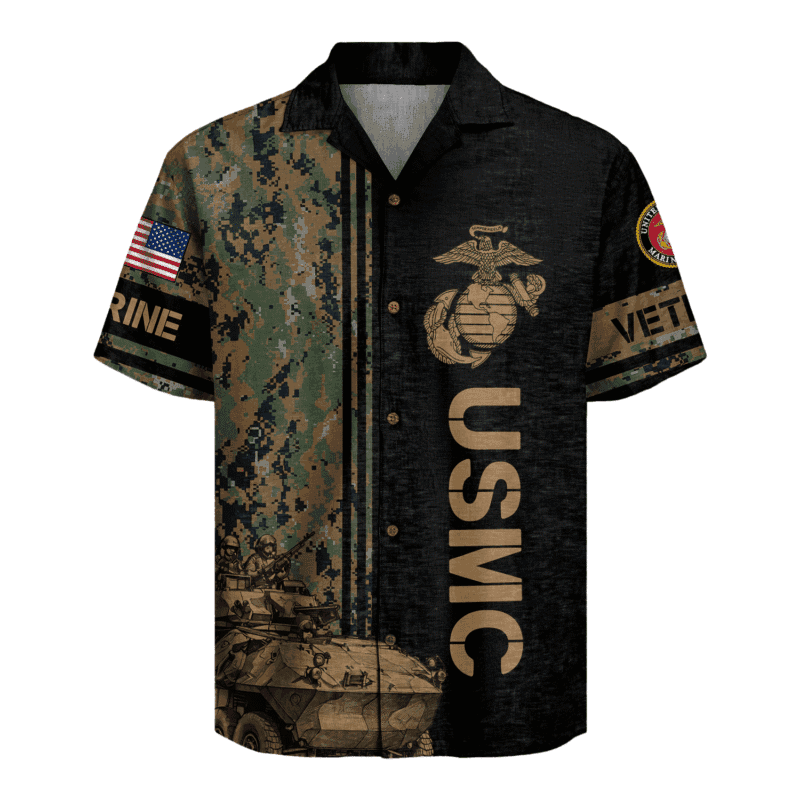 US MARINE 250th Years Of Service Hawaiian Shirt