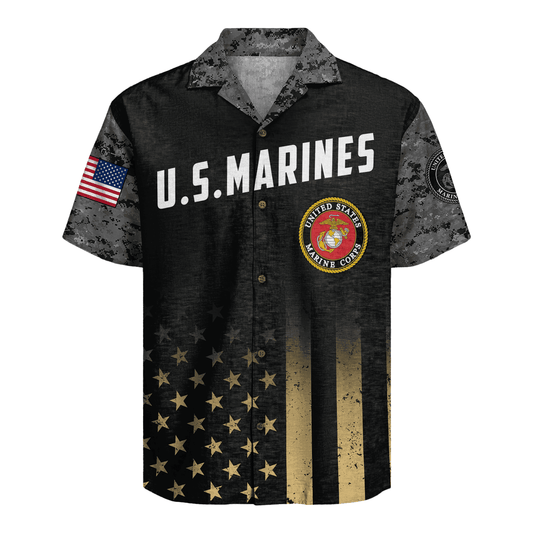 US MARINE 250th Years Of Service Hawaiian Shirt