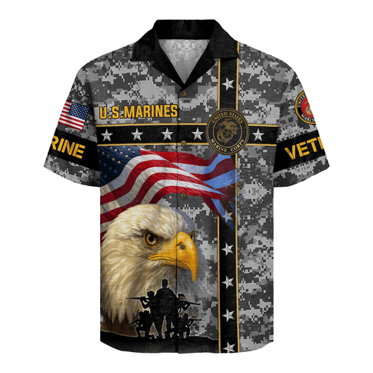 US MARINE 250th Years Of Service Hawaiian Shirt