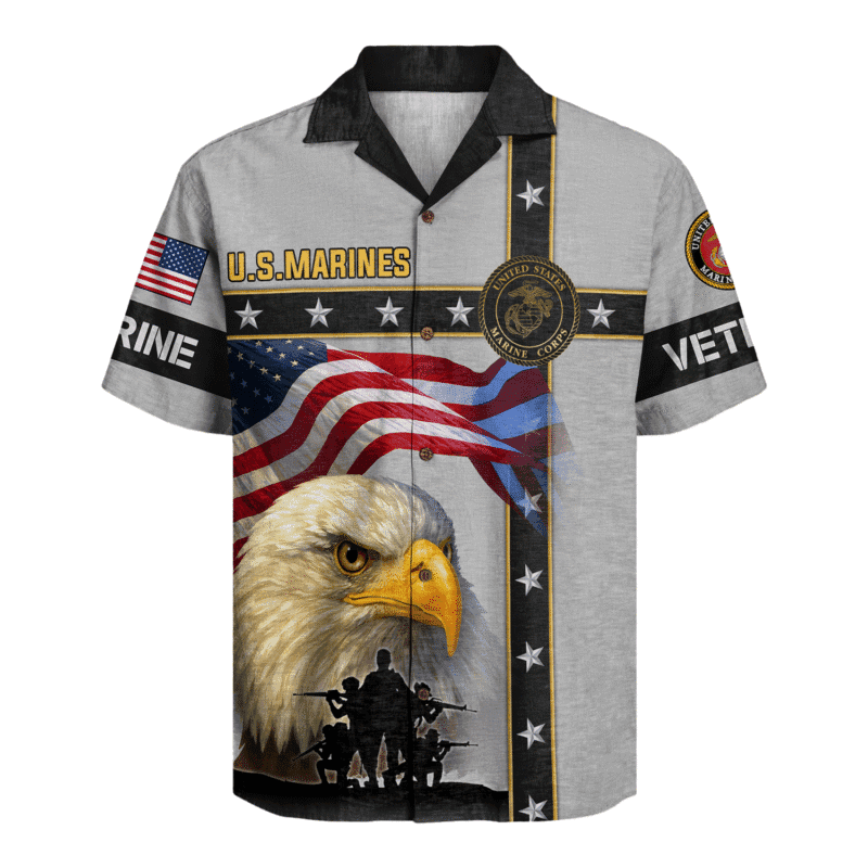 US MARINE 250th Years Of Service Hawaiian Shirt
