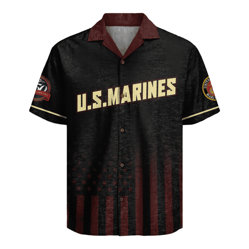 US MARINE 250th Years Of Service Hawaiian Shirt