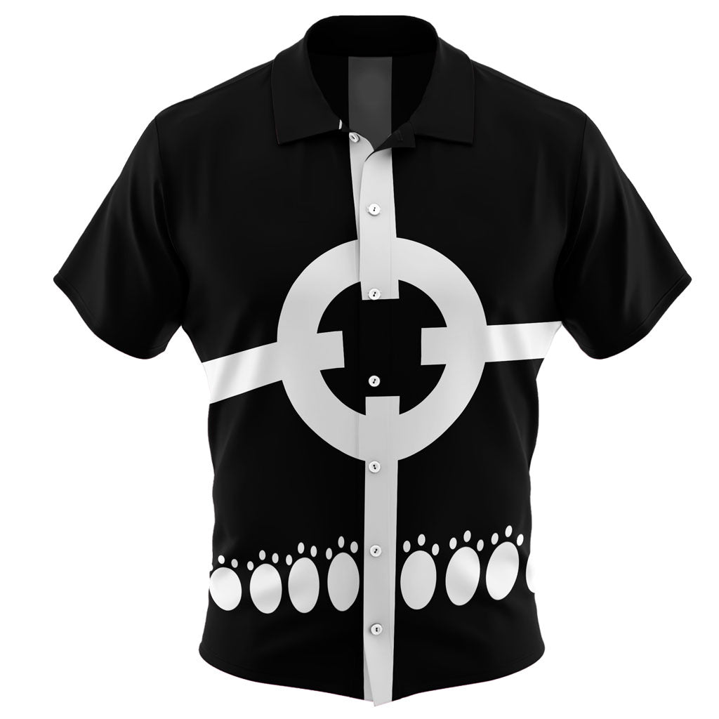 Bartholomew Kuma One Piece Hawaiian Shirt Black Cosplay | One Piece Universe Store