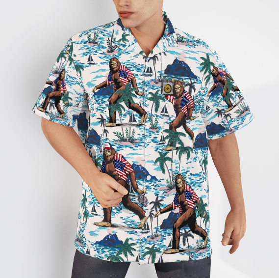 Bigfoot Tropical Aloha Hawaiian Shirts