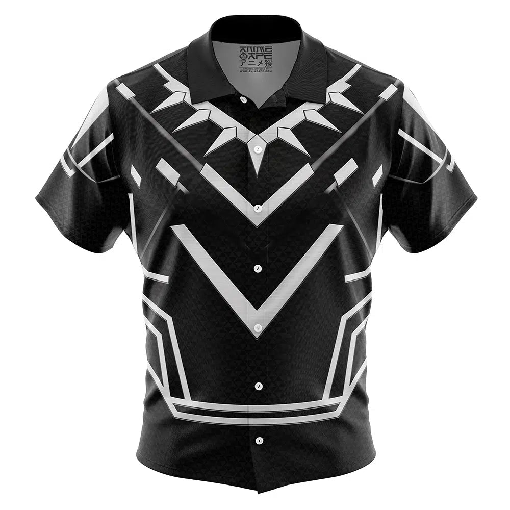 Black Panther Marvel Button Up Hawaiian Shirt