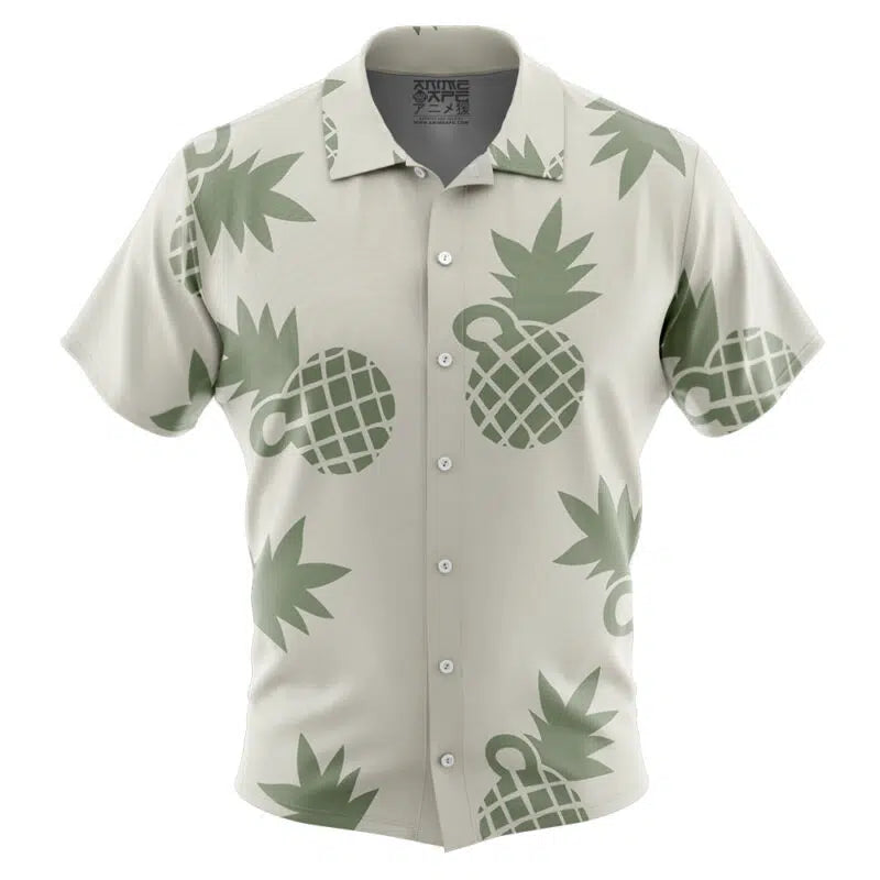 Boiled Sakamoto Days Button Up Hawaiian Shirt