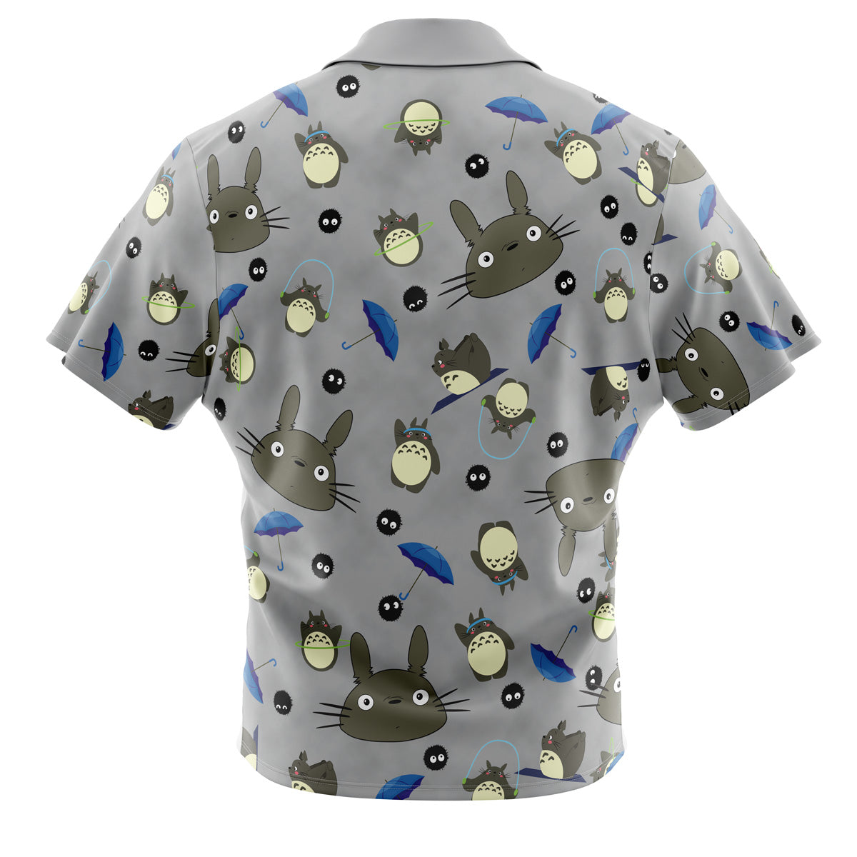 My Neighbor Totoro Studio Ghibli Pattern Button Up Hawaiian Shirt