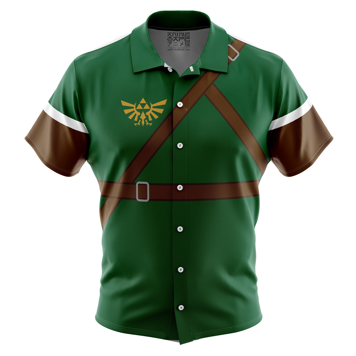 Link Zelda Button Up Hawaiian Shirt