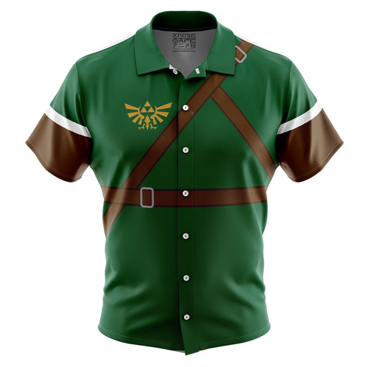 Link Zelda Button Up Hawaiian Shirt