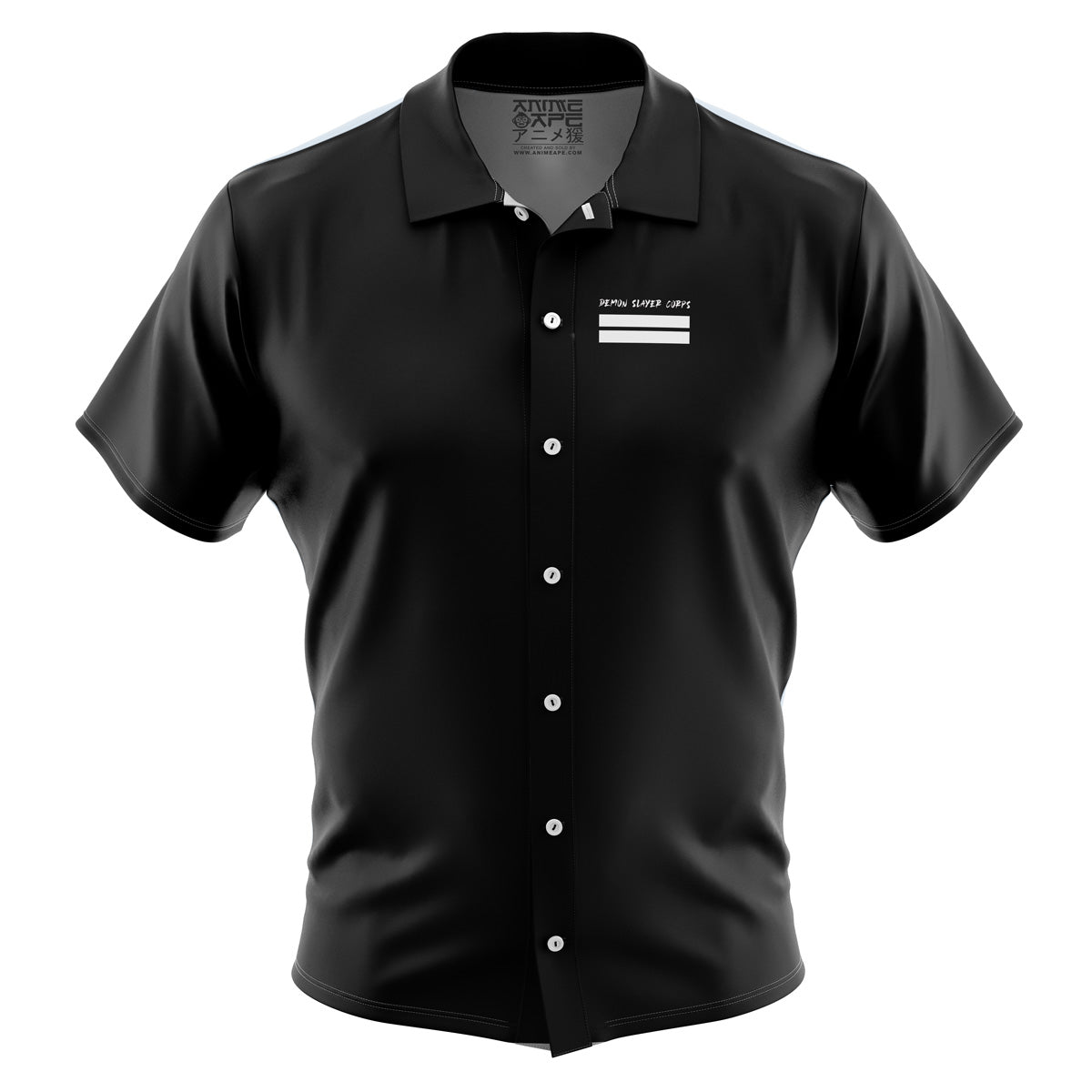 Hashira Uniform Demon Slayer Button Up Hawaiian Shirt