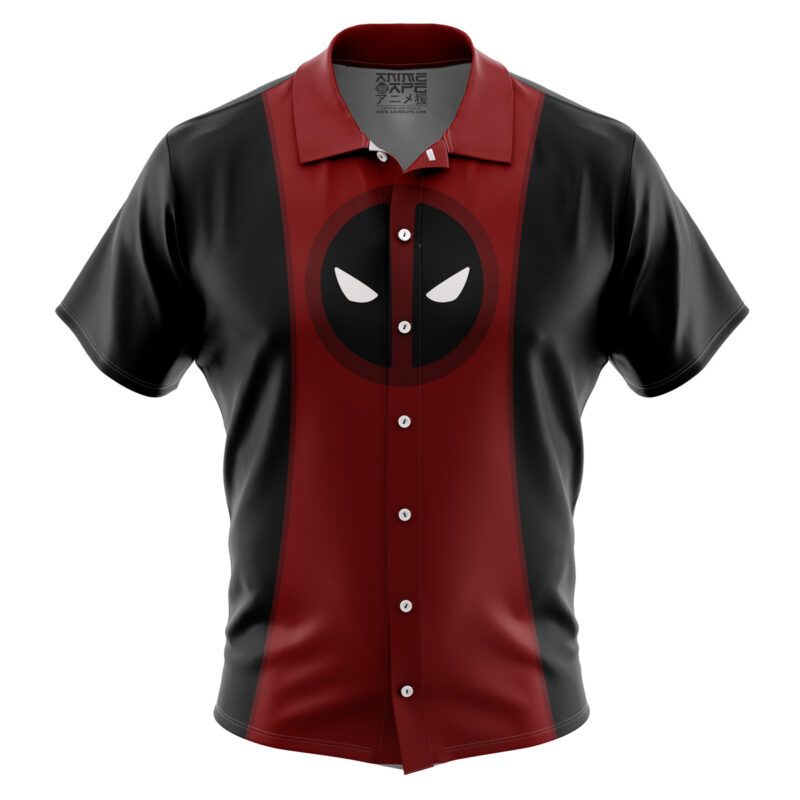 Deadpool Marvel Comics Button Up Hawaiian Shirt
