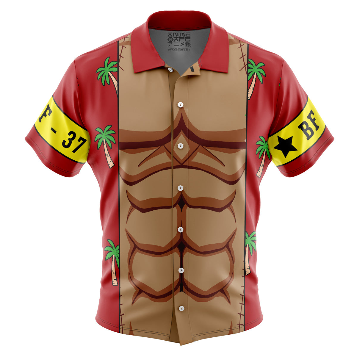 Franky One Piece Button Up Hawaiian Shirt