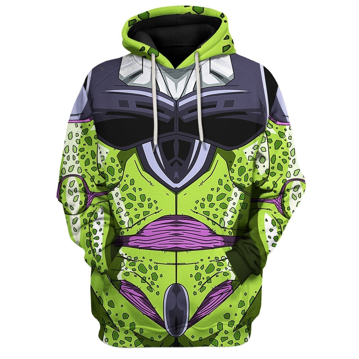 Dragon Ball Z T-shirt Dragon Ball Z Cell Costume 3d Green T-shirt Hoodie For Anime Fan