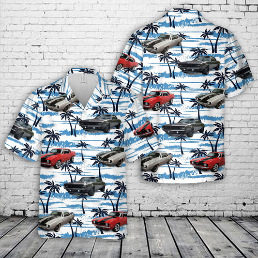 Camaro Ss 1969 Hawaiian Shirt