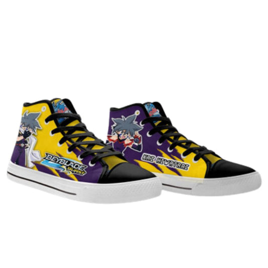 Kai Hiwatari High Top Shoes Beyblade
