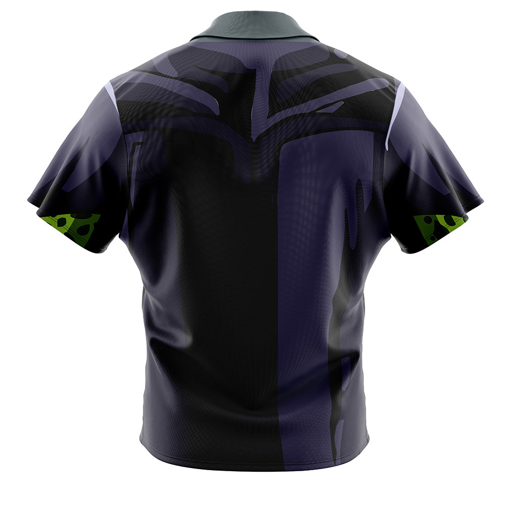 Cell Body Dragon Ball Z Button Up Hawaiian Shirt