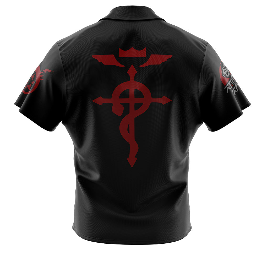 Central City Chimeras Fullmetal Alchemist Button Up Hawaiian Shirt