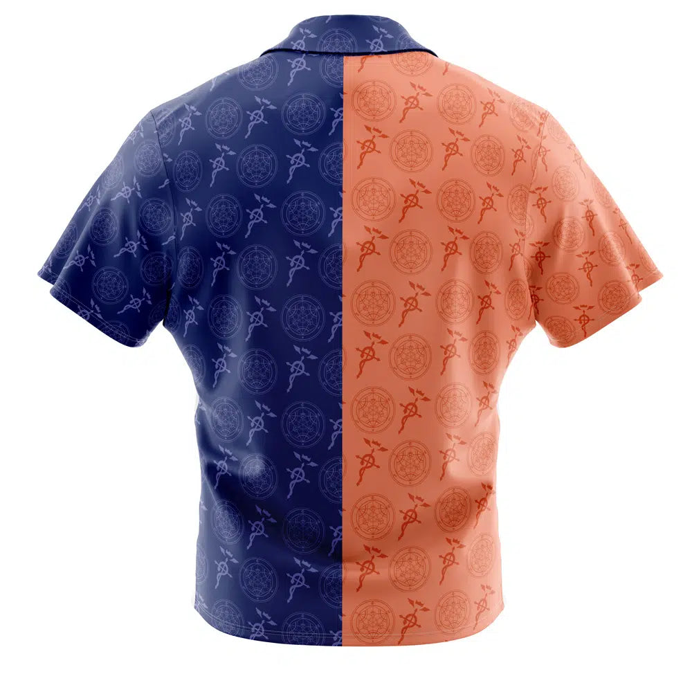Chimera V1 Fullmetal Alchemist Button Up Hawaiian Shirt