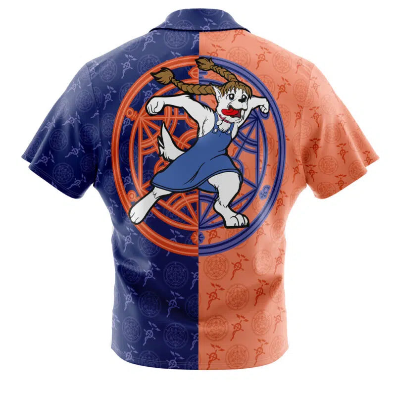 Chimera V2 Fullmetal Alchemist Button Up Hawaiian Shirt