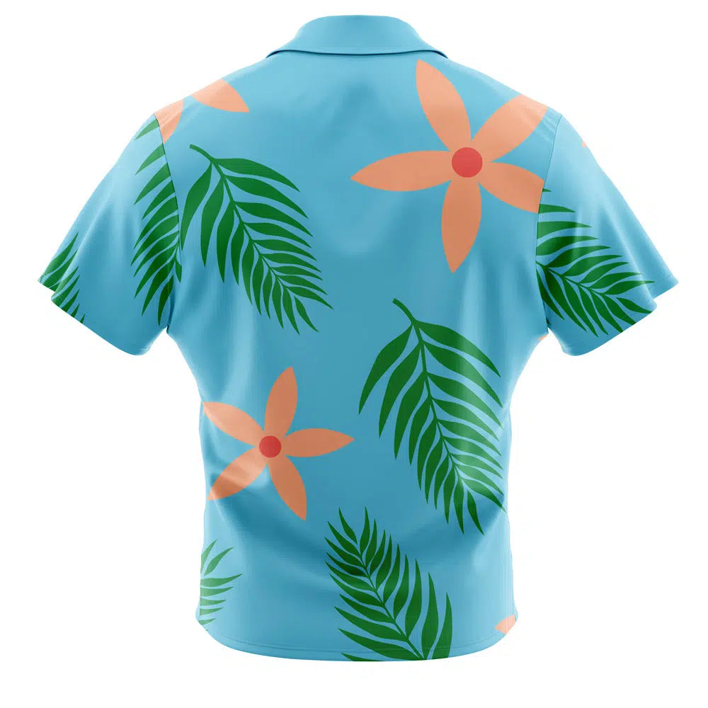 Chuckles GI Joe ARAH Figure Cosplay Button Up Hawaiian Shirt