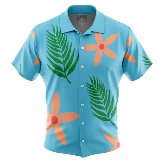 Chuckles GI Joe ARAH Figure Cosplay Button Up Hawaiian Shirt