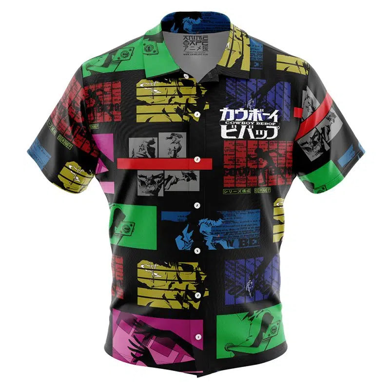 Cowboy Bebop Button Up Hawaiian Shirt