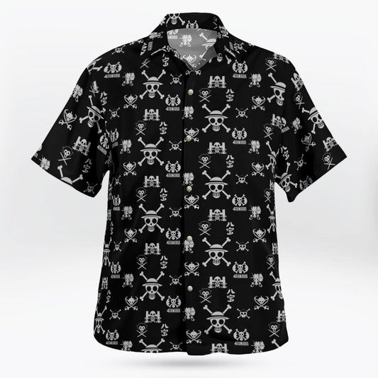 Custom Jolly Roger One Piece Hawaiian Shirt | One Piece Universe Store