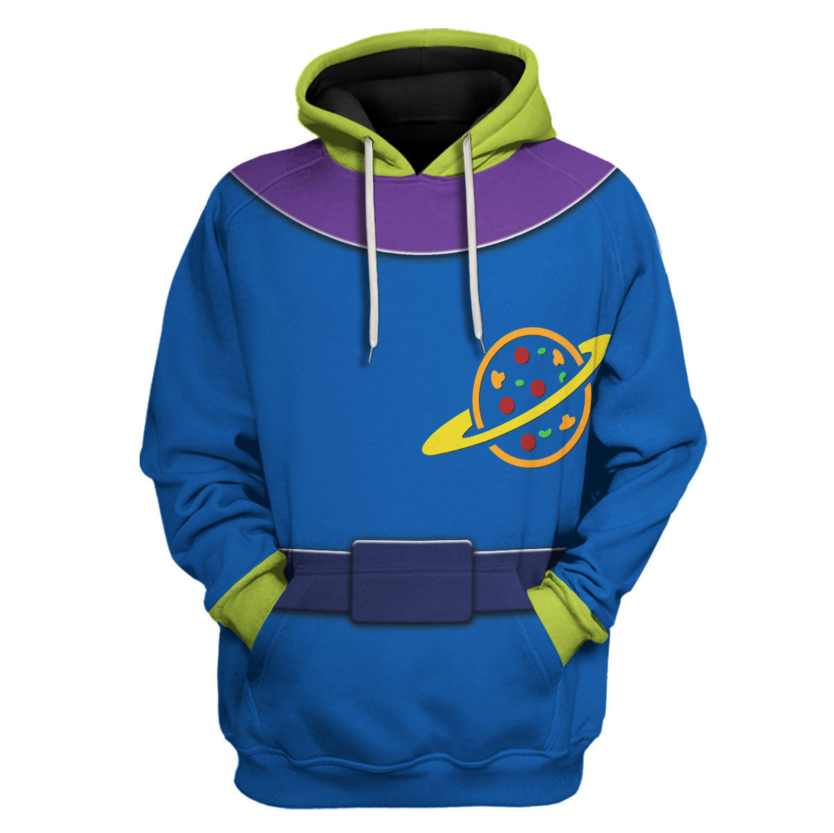 Toy Story Hoodie DN Little Green Aliens Toy Story Costume Hoodie Blue Unisex