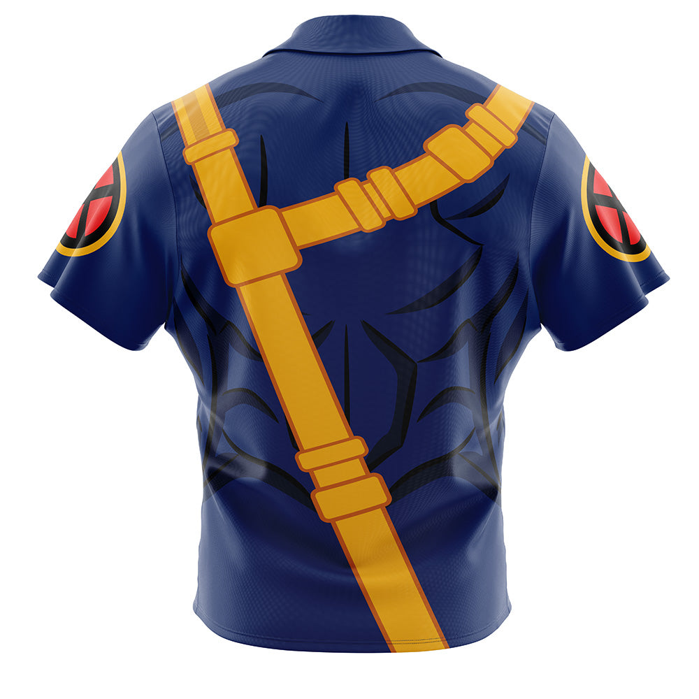Cyclops Marvel Button Up Hawaiian Shirt