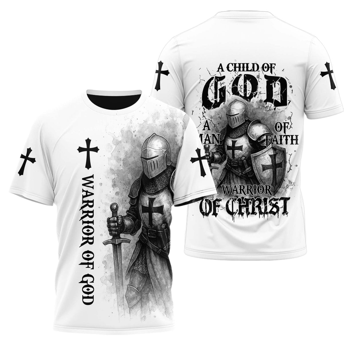 A Warrior Of Christ 3D TShirt